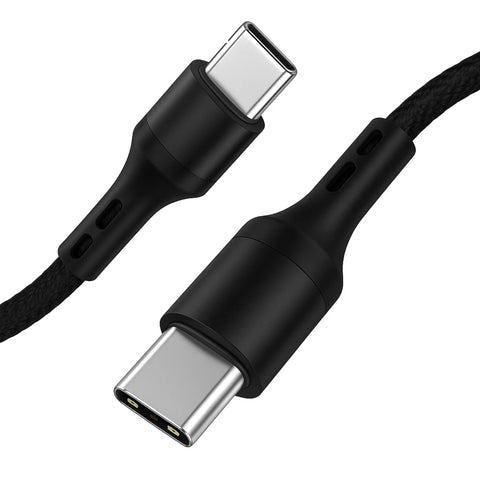 Durable Type C to Type C Long Cable PD 100W Fast Charger Long Alloy USB-C Lead