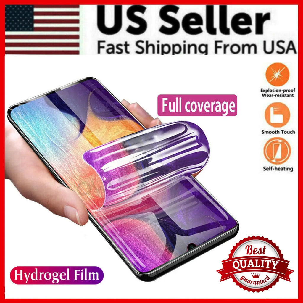 HYDROGEL Screen Protector For Samsung Galaxy S25 S24 S23 S22 Ultra S21 S20 Plus