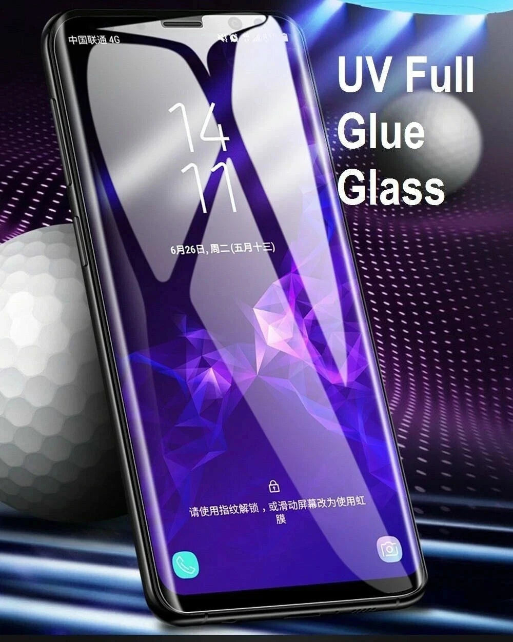 UV Liquid Tempered Glass Screen Protector Samsung Galaxy S20,S22,S23,S24 Note UK