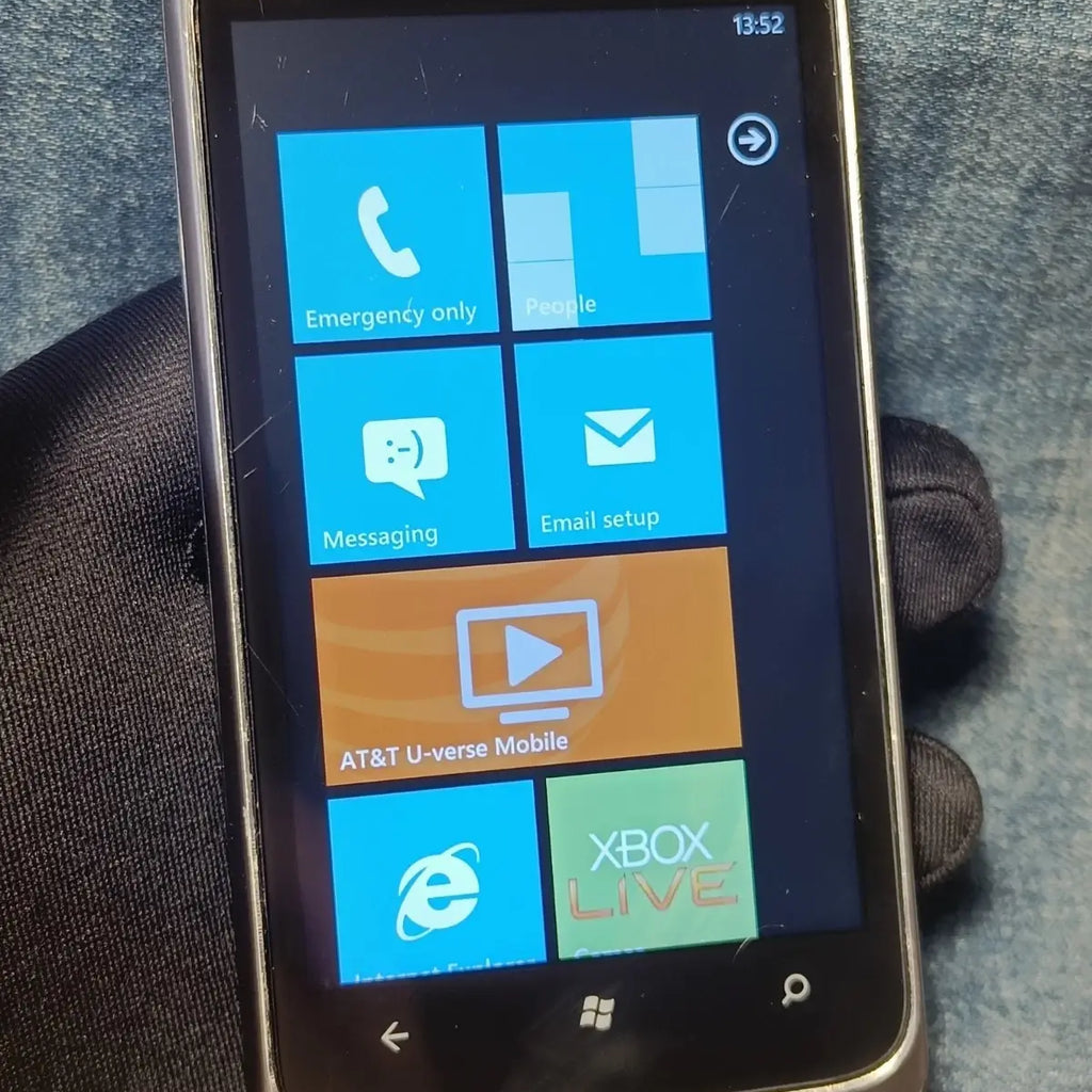 Rare Collectible HTC Surround 7 Smartphone Windows Phone 7-