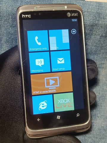 Rare Collectible HTC Surround 7 Smartphone Windows Phone 7-