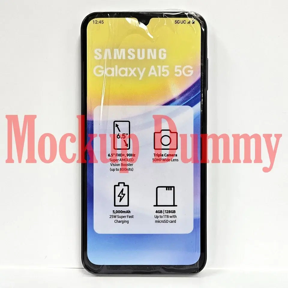 Official Samsung Galaxy MOCKUP DUMMY - S25 FE, S24 FE, A36, A35, A16, A15