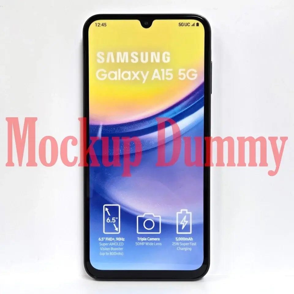 Official Samsung Galaxy MOCKUP DUMMY - S25 FE, S24 FE, A36, A35, A16, A15