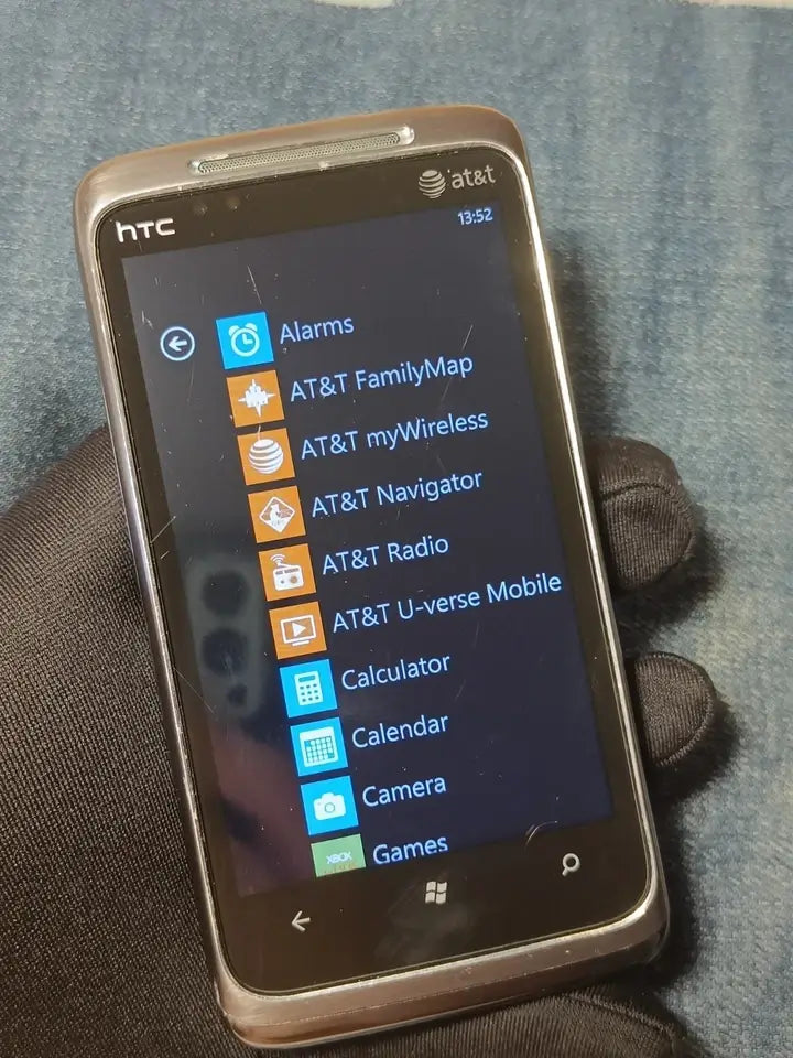 Rare Collectible HTC Surround 7 Smartphone Windows Phone 7-