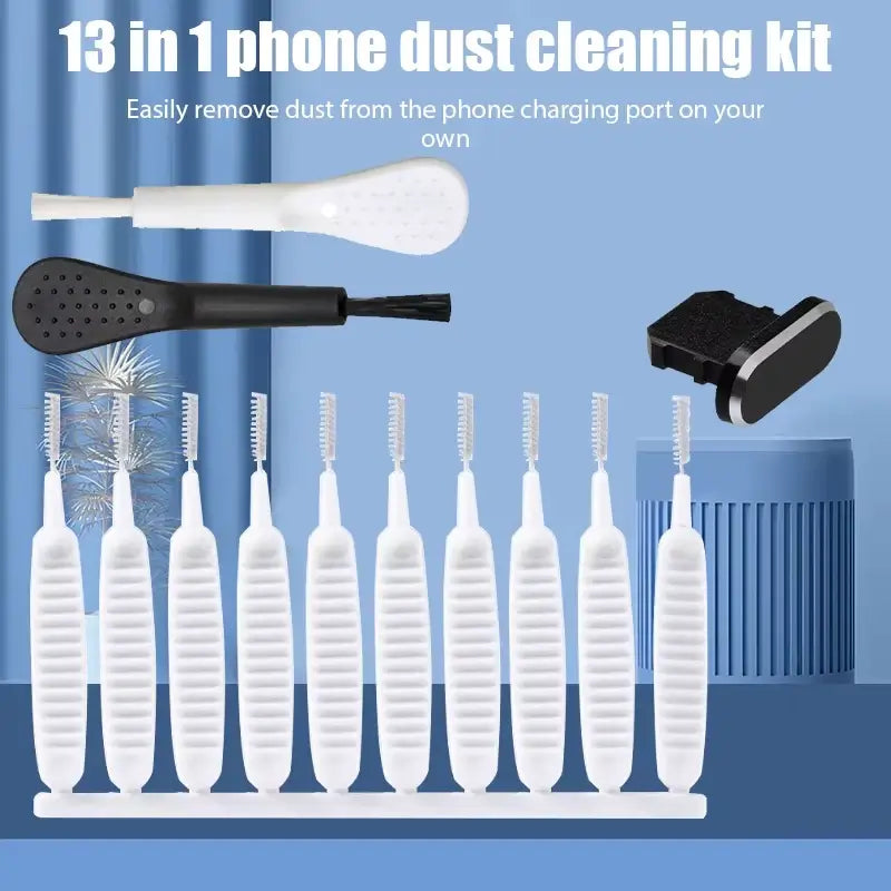 Cell Phone Speaker Dust Removal Tool Kit, Cleaner for iPhone, Samsung - 14Pcs