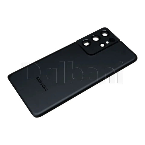 Back Glass Rear Housing Battery Cover For Samsung Galaxy S21 Ultra SM-G998 Black