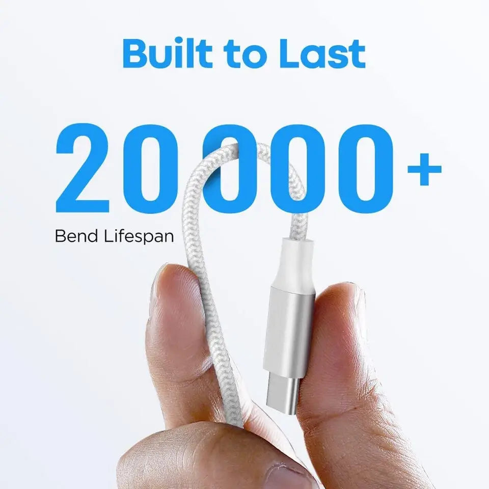 Heavy Duty Charging Phone Cable Type-C USB-C For Samsung Android LG Charger