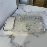 Pearl Glitter Bow iPhone 17 Phone Case